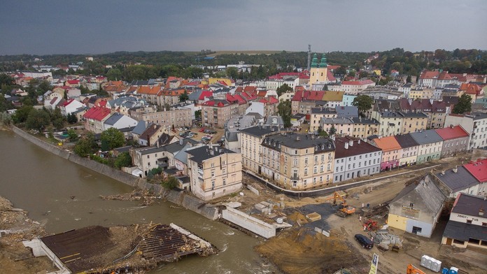 Ničivé záplavy v Poľsku.