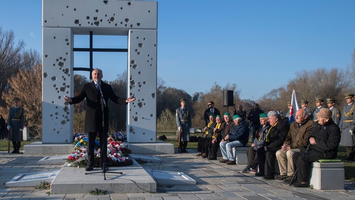 Prezident Andrej Kiska na Devíne.