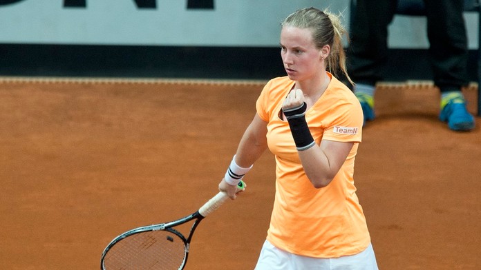 Na snímke holandská tenistka Richel Hogenkampová.