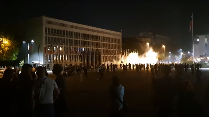 Protest v Slovinsku