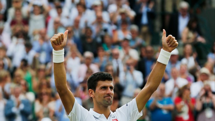 Srbský tenista Novak Djokovič