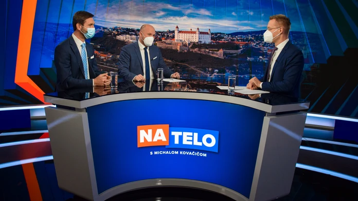 Juraj Blanár a Jaroslav Naď v Na telo.