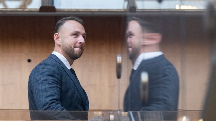 Na snímke minister vnútra SR Matúš Šutaj-Eštok (Hlas-SD) prichádza na rokovanie vlády.