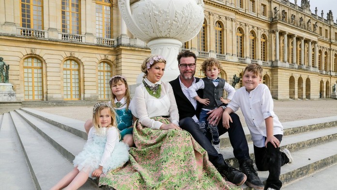 Tori Spelling s rodinkou