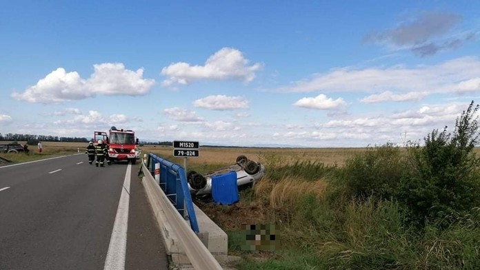 Nehoda v okrese Trebišov.