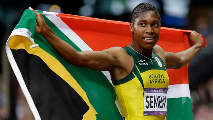 Juhoafrická atlétka Caster Semenyaová na archívnej snímke.