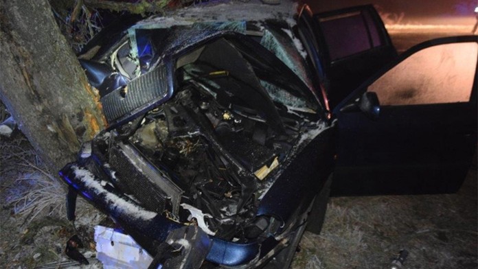 Mladík bez vodičáku narazil do stromu.