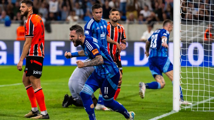 Tehelné pole takmer explodovalo. Slovan si na Cyprus do odvety LM odnesie sľubný náskok
