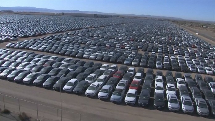 Dieselový cintorín.