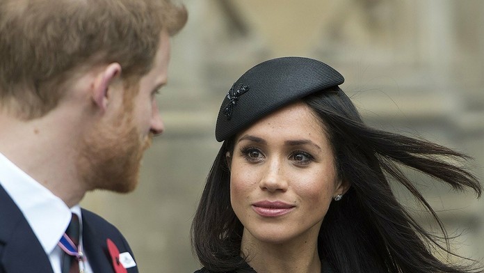 Princ Harry a Meghan Markle. 