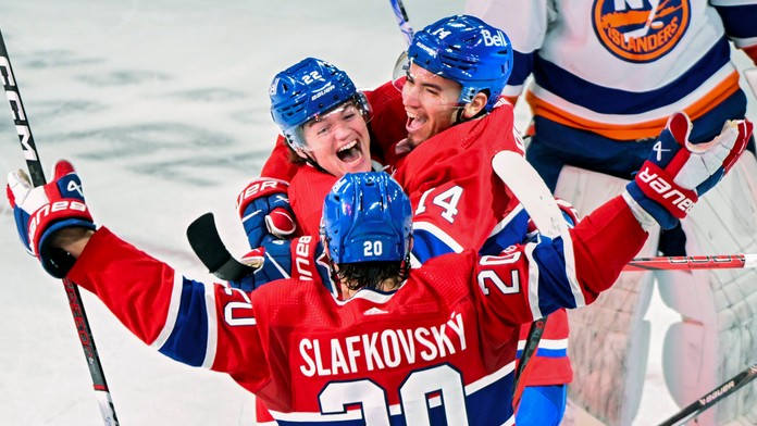 VIDEO: Slafkovský ukončil sériu bez bodu. Skvele vybojoval puk a prihral na gól