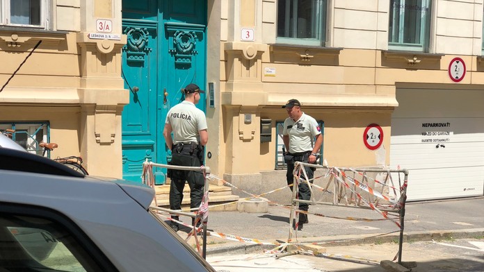 Po Pachingera si prišli policajti.
