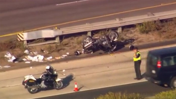 Nehoda pri San Diegu, pri ktorej bol účastníkmi členovia sprievodu prezidenta Andreja Kisku.