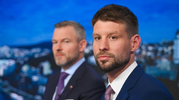 Michal Šimečka a Peter Pellegrini.