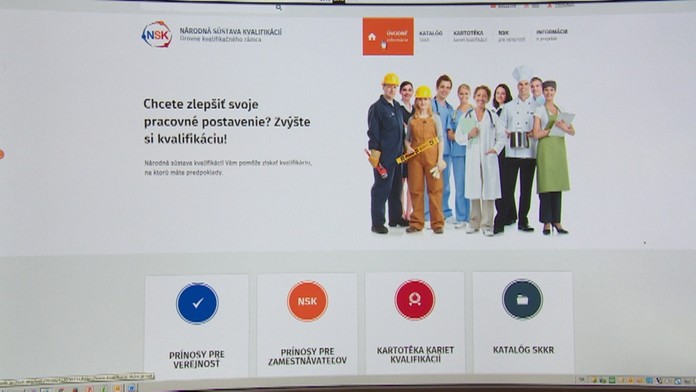 Nefunkčný portál kvalifikácie.sk.