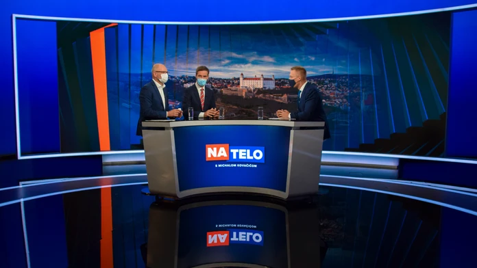 Richard Sulík a Juraj Blanár v Na telo.