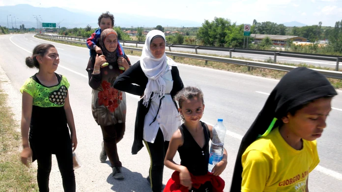 Migranti - ilustračná foto