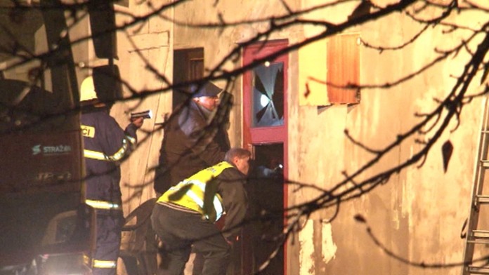 Dom v Trnovci nad Váhom, v ktorom horelo a po požiari zomrel Peťko.
