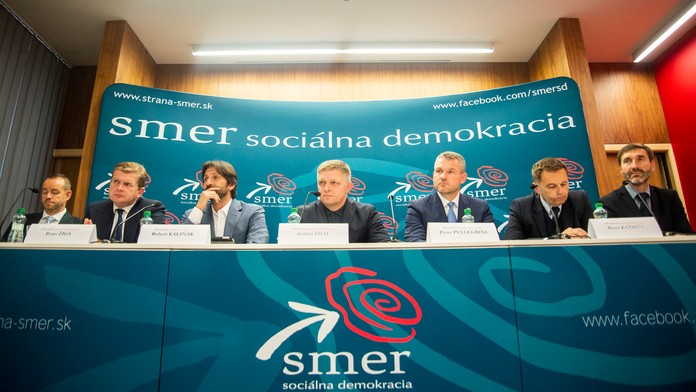 Z tlačovej konferencie strany Smer-SD.