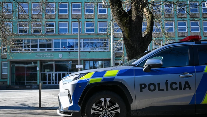 Policajné auto.