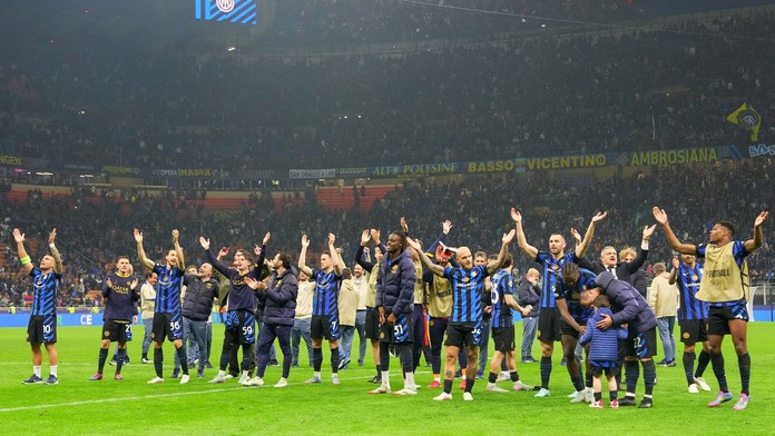 Futbalisti Interu Miláno na San Sire