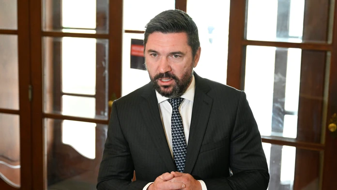 Na snímke minister pôdohospodárstva a rozvoja vidieka SR Richard Takáč.
