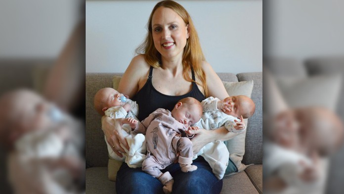 Maria sa pochválila svojimi trojičkami