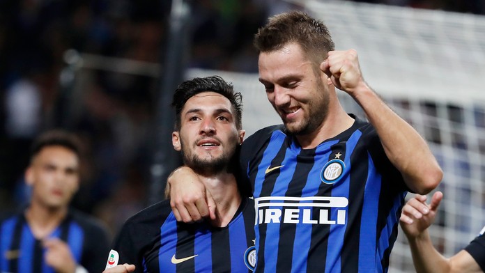 Zo zápasu Inter Miláno a Cagliari.