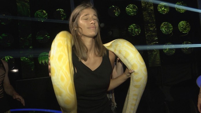 Jasmina s novým kamarátom Luňákom. 