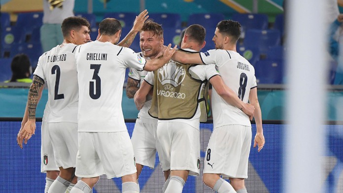 Radosť talianskych hráčov.