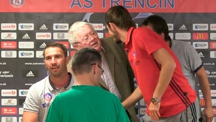 Tlačová beseda klubu AS Trenčín nedopadla najlepšie
