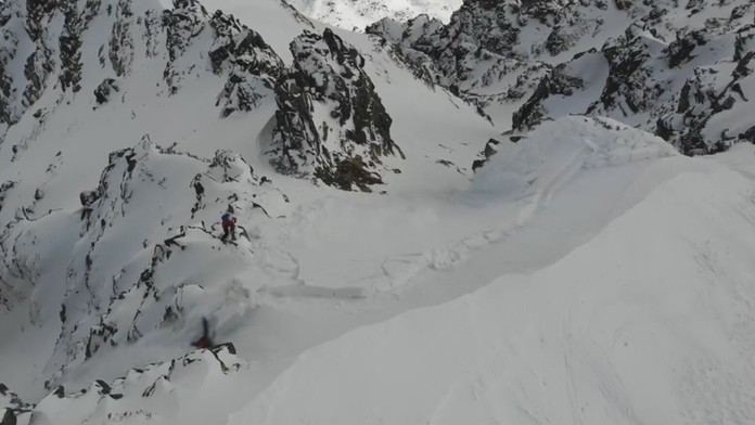 Lavína - ilustračná snímka