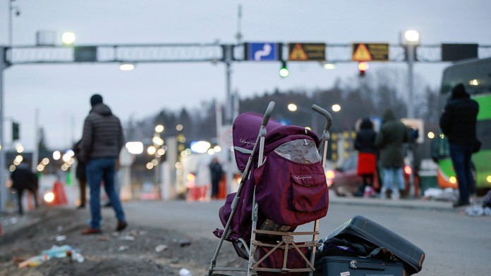 Na poľsko-ukrajinskom hraničnom priechode Medyka.