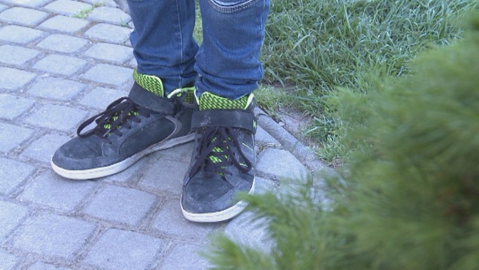 Poškodený chlapec.