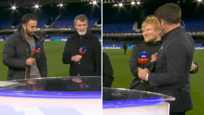 VIDEO: Novému trénerovi United prvý rozhovor „ukradol“ Ed Sheeran. Po vlne kritiky sa ospravedlnil