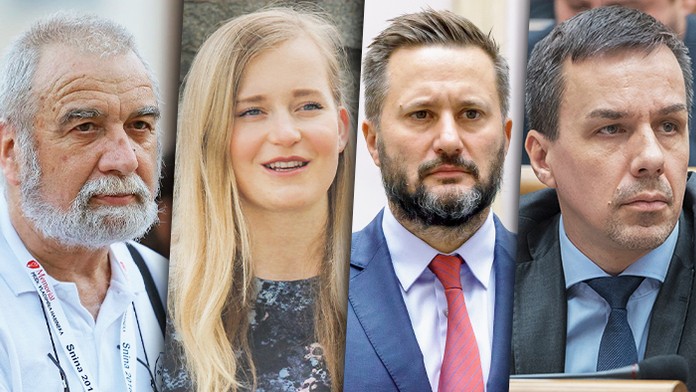 V. Dobiáš, V. Marcinková, M. Vallo, E. Tomáš.