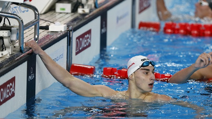Mladý slovenský plavec dosiahol životný výsledok. Na ME juniorov získal striebornú medailu