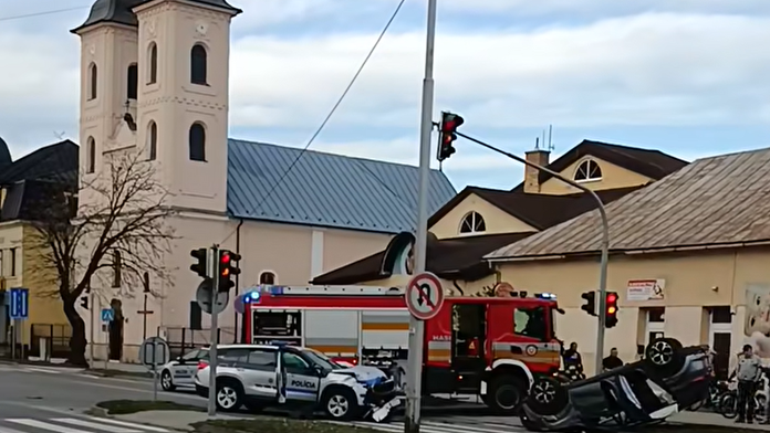 Zrážka s políciou v Michalovciach