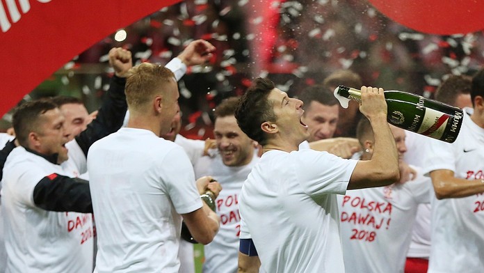 Radosť našich hráčov po zápase.