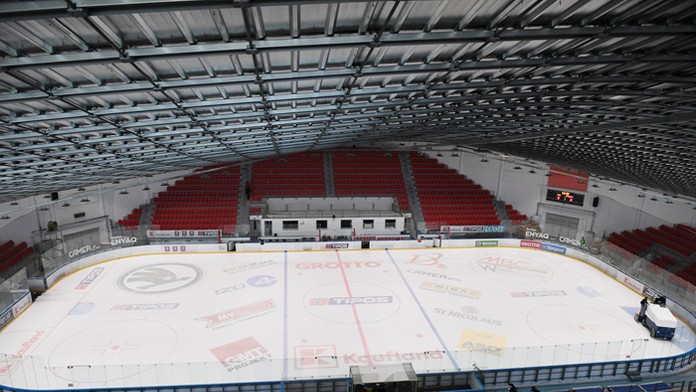 Zrekonštruovaný prešovský zimný štadión.