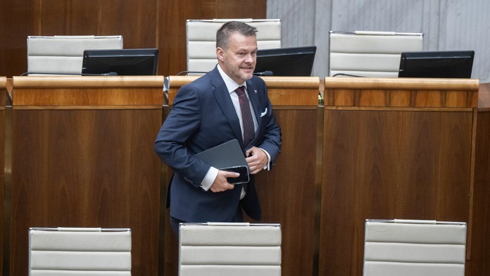 Na snímke minister Samuel Migaľ 23. októbra 2025 v Bratislave.