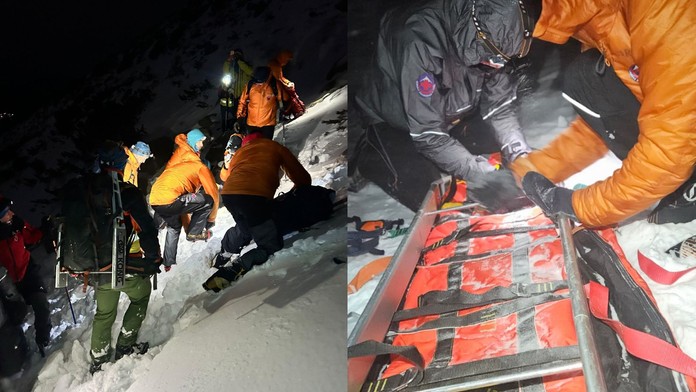 Záchranná akcia vo Vysokých Tatrách. Čecha ratovali neskoro do noci