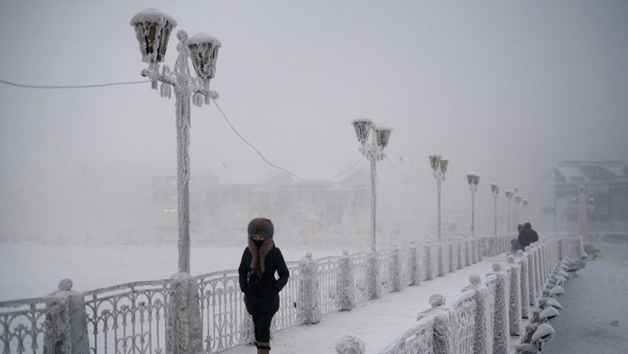 Ojmjakon, najchladnejšie miesto na zemi