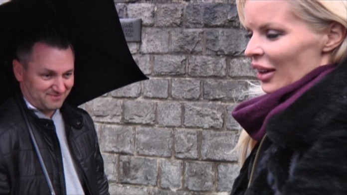 Známa modelka Silvia Kucherenko so svojim manželom Sergejom.