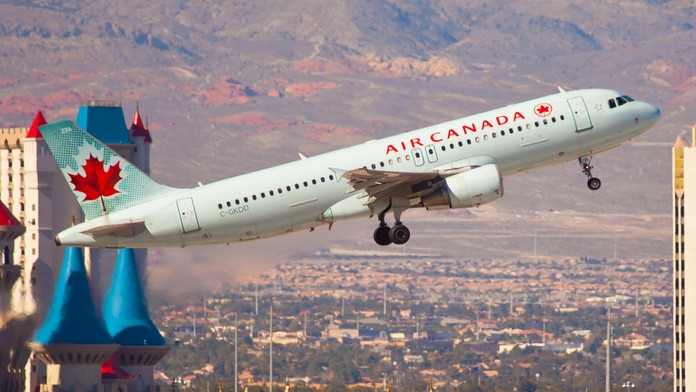 Lietadlo A320 leteckej spoločnosti Air Canada.