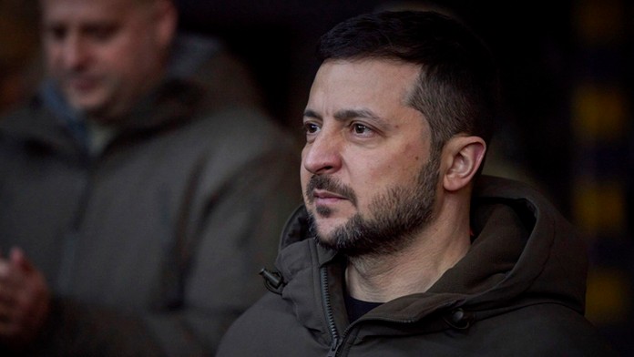 Ukrajinský prezident Volodymyr Zelenskyj.