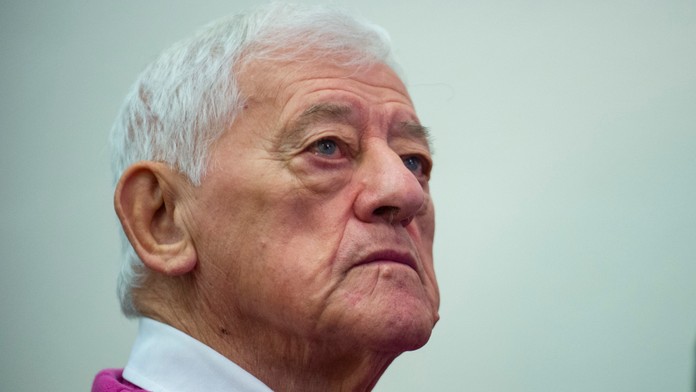 Jozef Golonka počas stretnutia olympijských medailistov.