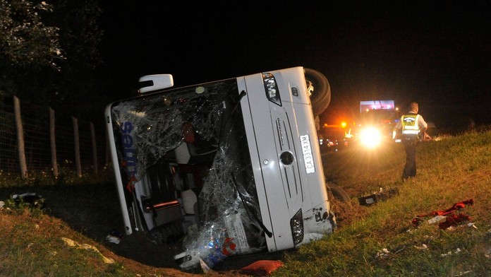 Nehoda autobusu v Maďarsku