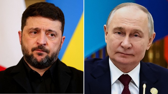 Volodymyr Zelenskyj, Vladimir Putin