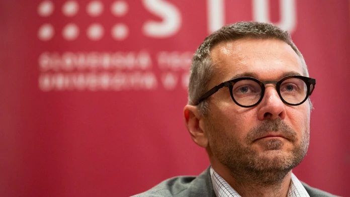 Na snímke dekan Fakulty informatiky a informačných technológií Slovenskej technickej univerzity (STU) Ivan Kotuliak.